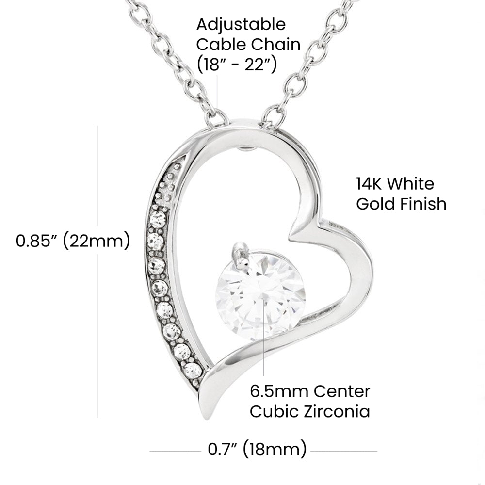 Sister Forever Love Necklace - Sentimental Birthday Jewelry Gift for Her