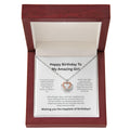 To My Amazing Girl Necklace - Romantic Birthday Jewelry Gift for Fiancée/Wife